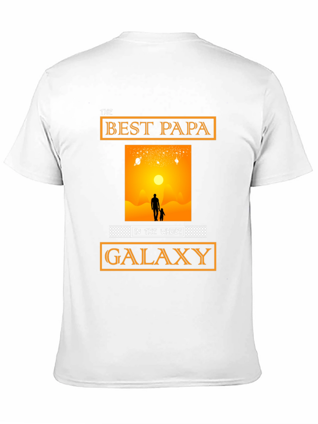 Best Papa in the Galaxy T-Shirt Fathers Day Gift