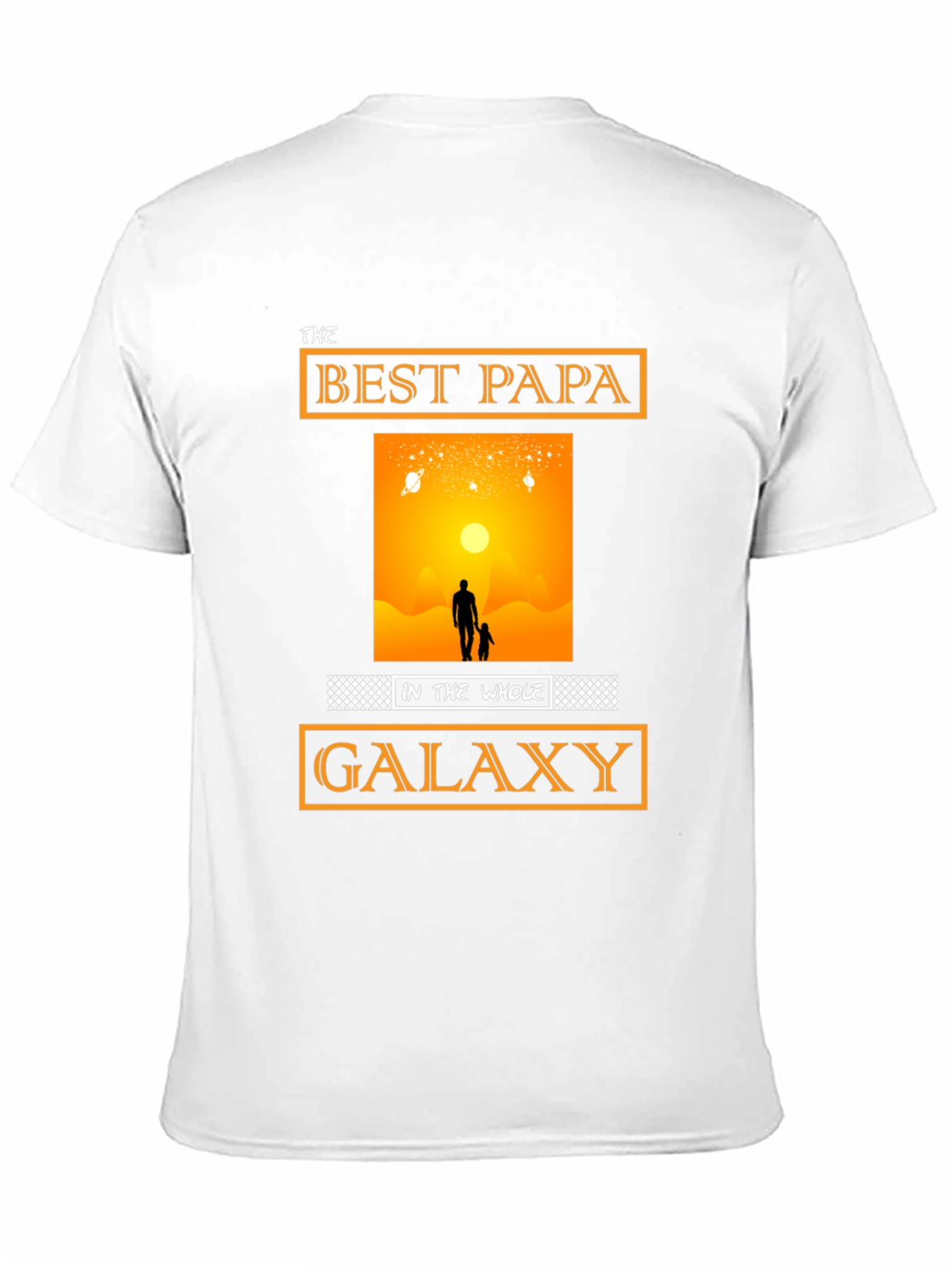 Best Papa in the Galaxy T-Shirt Fathers Day Gift