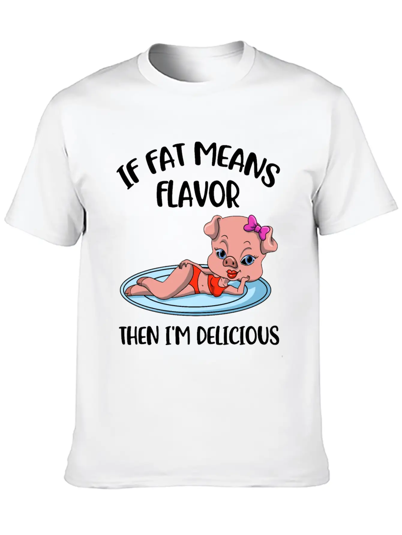 If Fat Means Flavor Funny Keto Gift Classic Cotton Tee – Unisex Comfort For Any Season