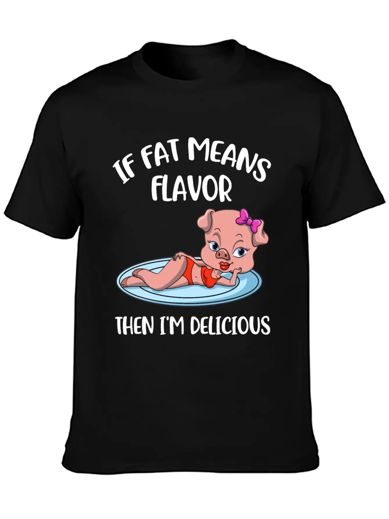If Fat Means Flavor Funny Keto Gift Classic Cotton Tee – Unisex Comfort For Any Season