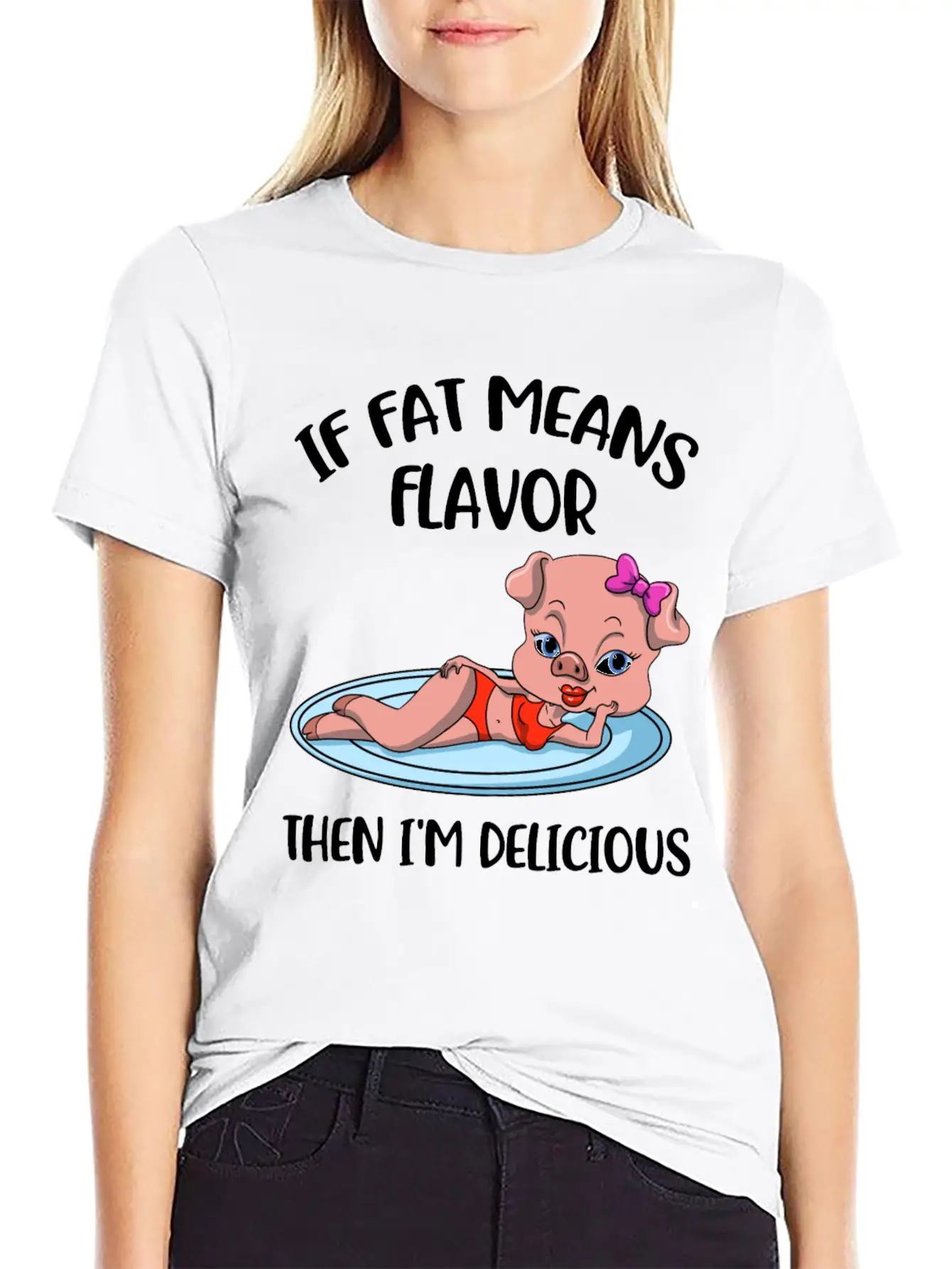 If Fat Means Flavor Funny Keto Gift Classic Cotton Tee – Unisex Comfort For Any Season