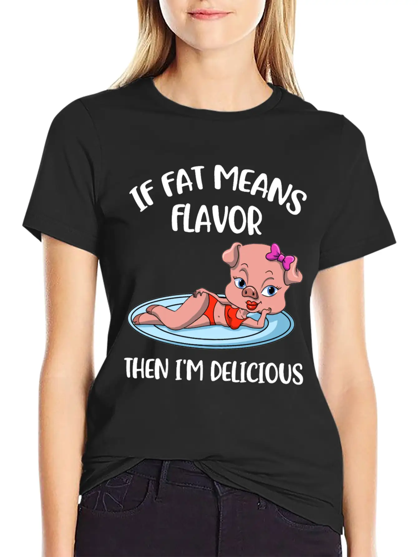If Fat Means Flavor Funny Keto Gift Classic Cotton Tee – Unisex Comfort For Any Season