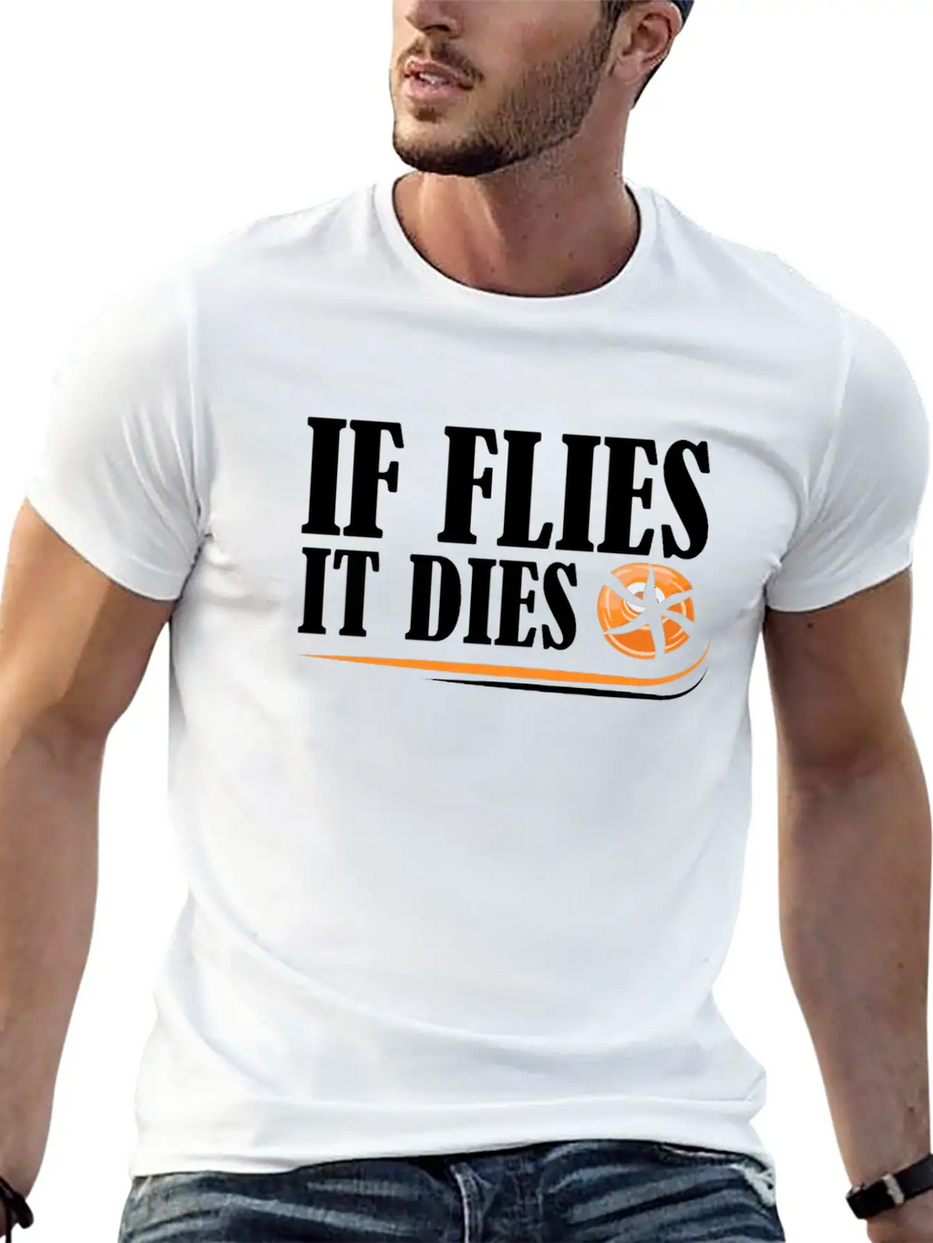 If Flies It Dies Skeet Shooting Funny Design Gift Classic Cotton Tee – Unisex Comfort For Any Season
