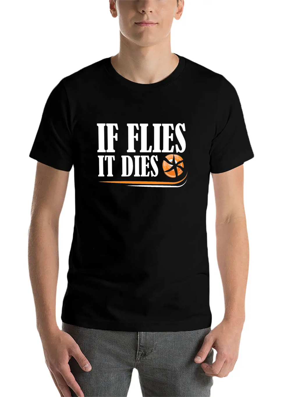If Flies It Dies Skeet Shooting Funny Design Gift Classic Cotton Tee – Unisex Comfort For Any Season