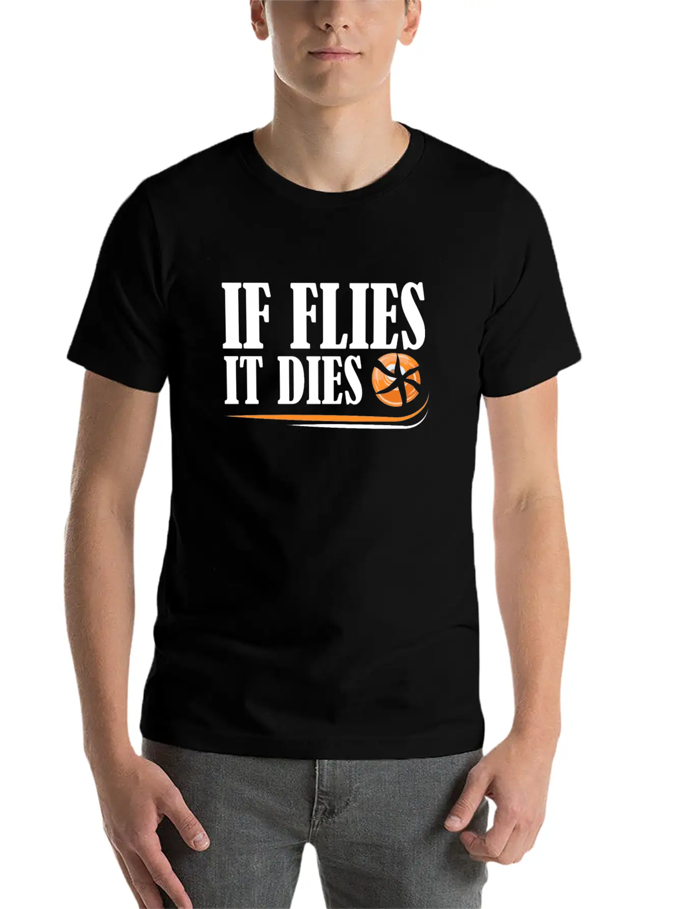 If Flies It Dies Skeet Shooting Funny Design Gift Classic Cotton Tee – Unisex Comfort For Any Season