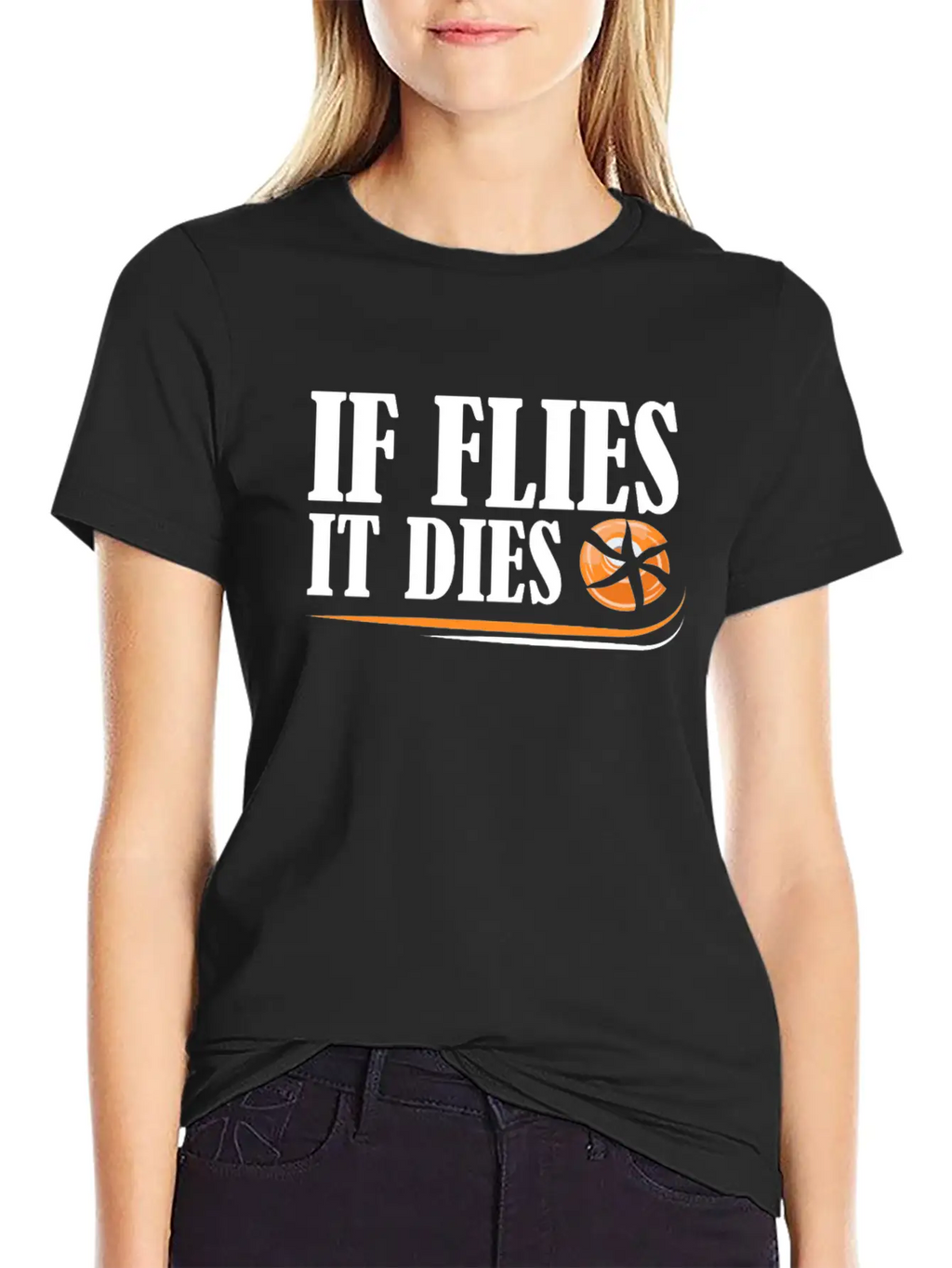If Flies It Dies Skeet Shooting Funny Design Gift Classic Cotton Tee – Unisex Comfort For Any Season