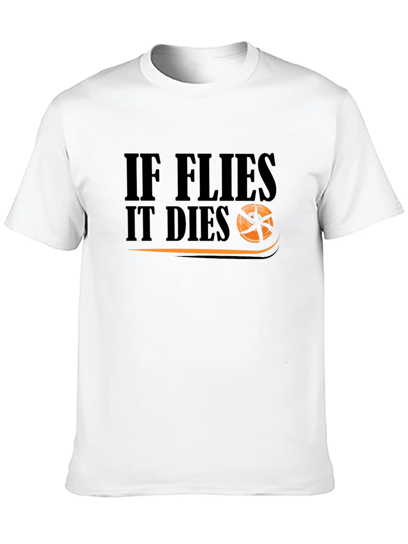 If Flies It Dies Skeet Shooting Funny Design Gift Classic Cotton Tee – Unisex Comfort For Any Season