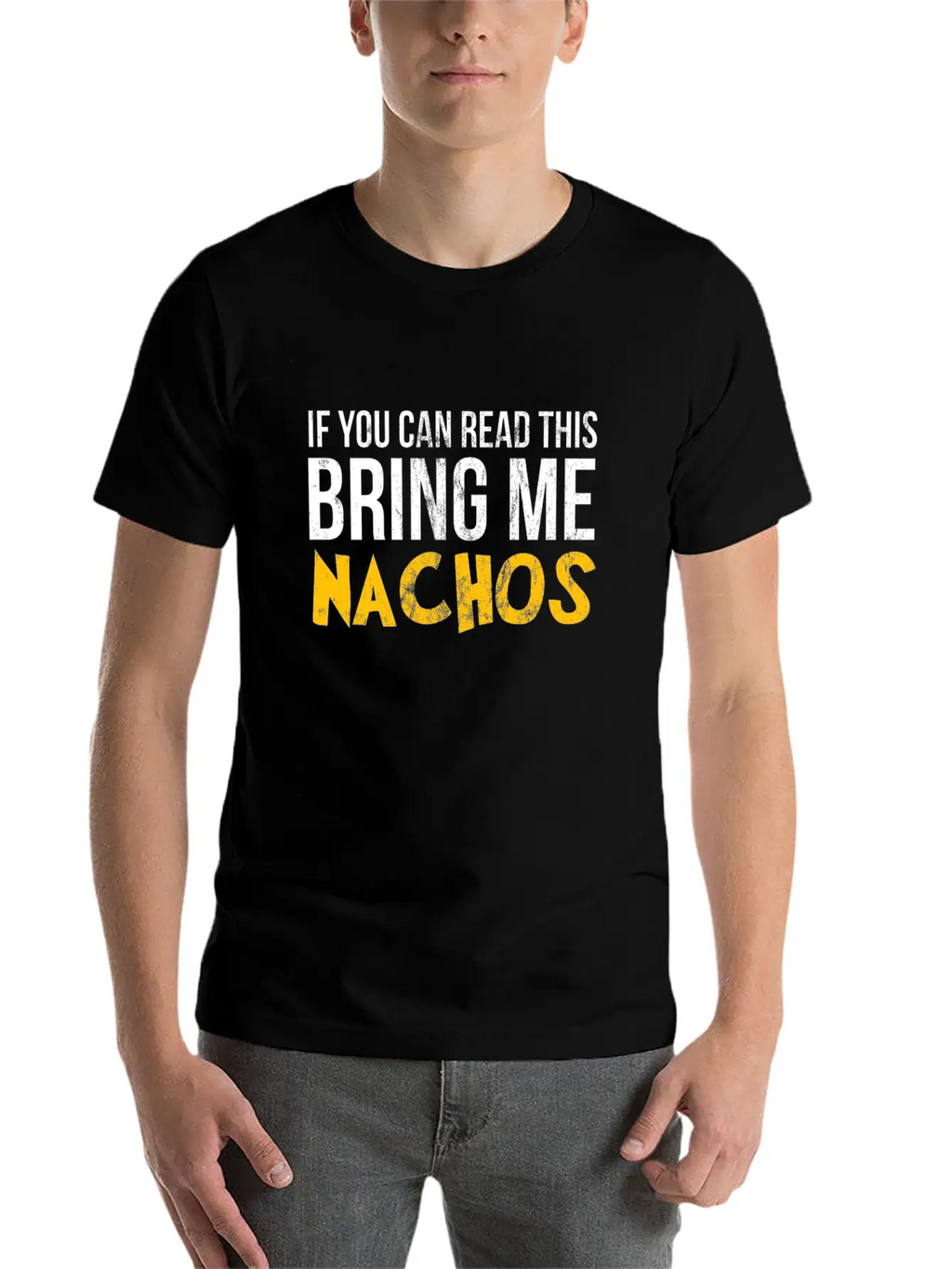 If You Can Read This Bring Me Nachos Lover Foodie Breathable Graphic T-Shirt – Perfect For Casual Days