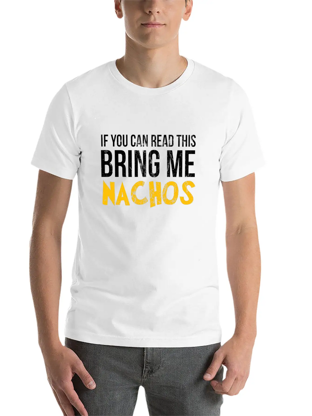 If You Can Read This Bring Me Nachos Lover Foodie Breathable Graphic T-Shirt – Perfect For Casual Days