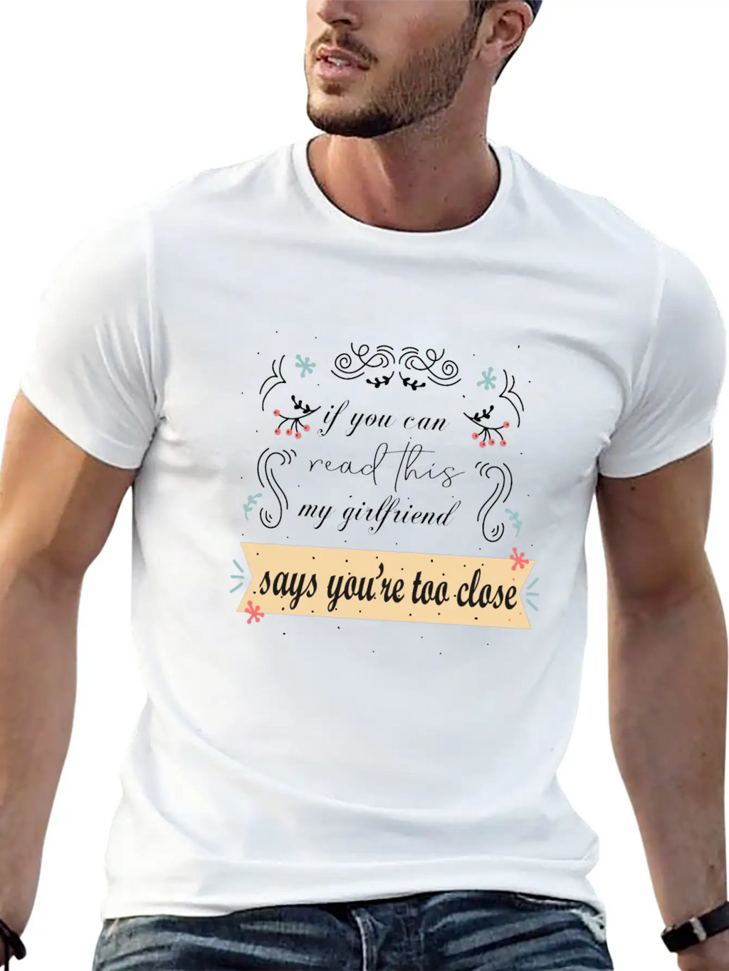 If You Can Read This Relationship Status Jealousy Stylish Everyday T-Shirt – Unisex Basic Cotton Tee
