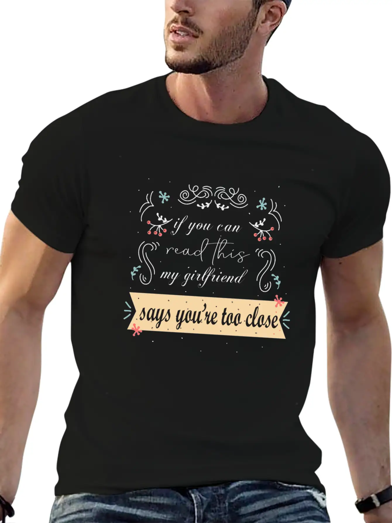 If You Can Read This Relationship Status Jealousy Stylish Everyday T-Shirt – Unisex Basic Cotton Tee