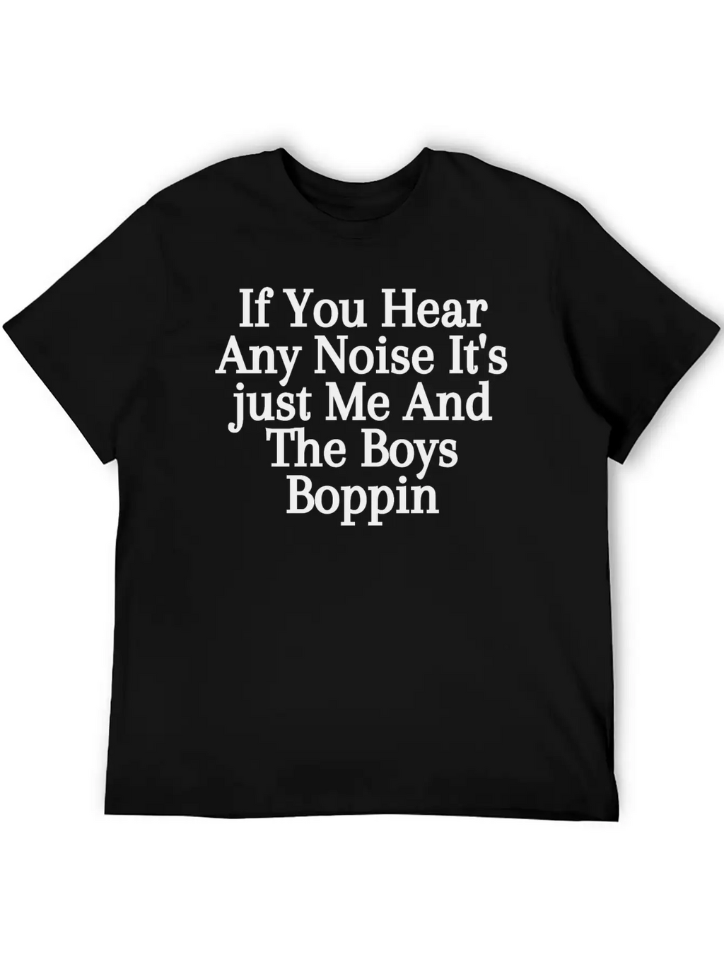 If You Hear Any Noise It S Just Me And The Boys Stylish Everyday T-Shirt – Unisex Basic Cotton Tee