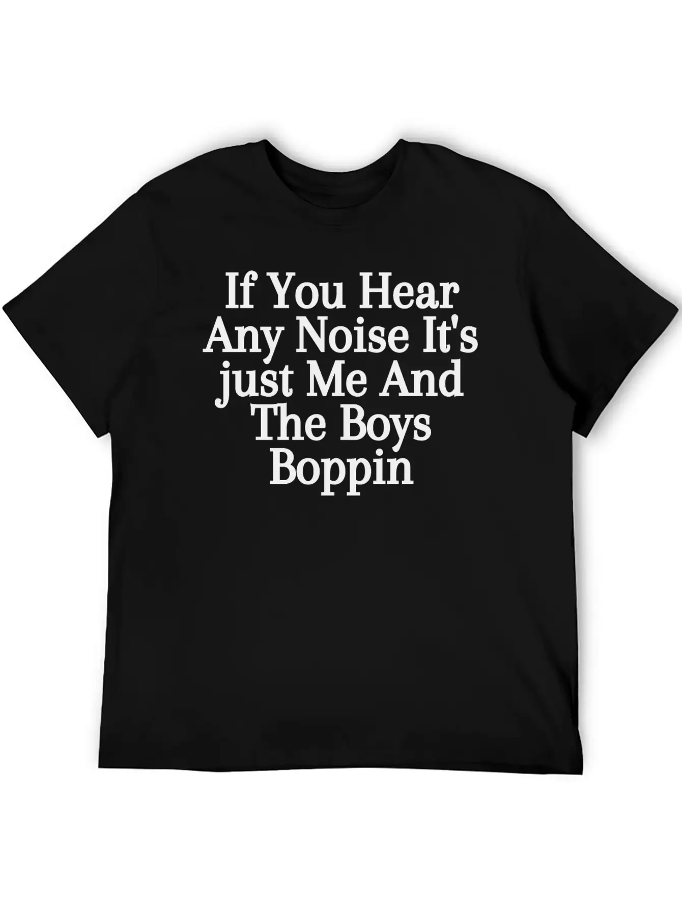 If You Hear Any Noise It S Just Me And The Boys Stylish Everyday T-Shirt – Unisex Basic Cotton Tee