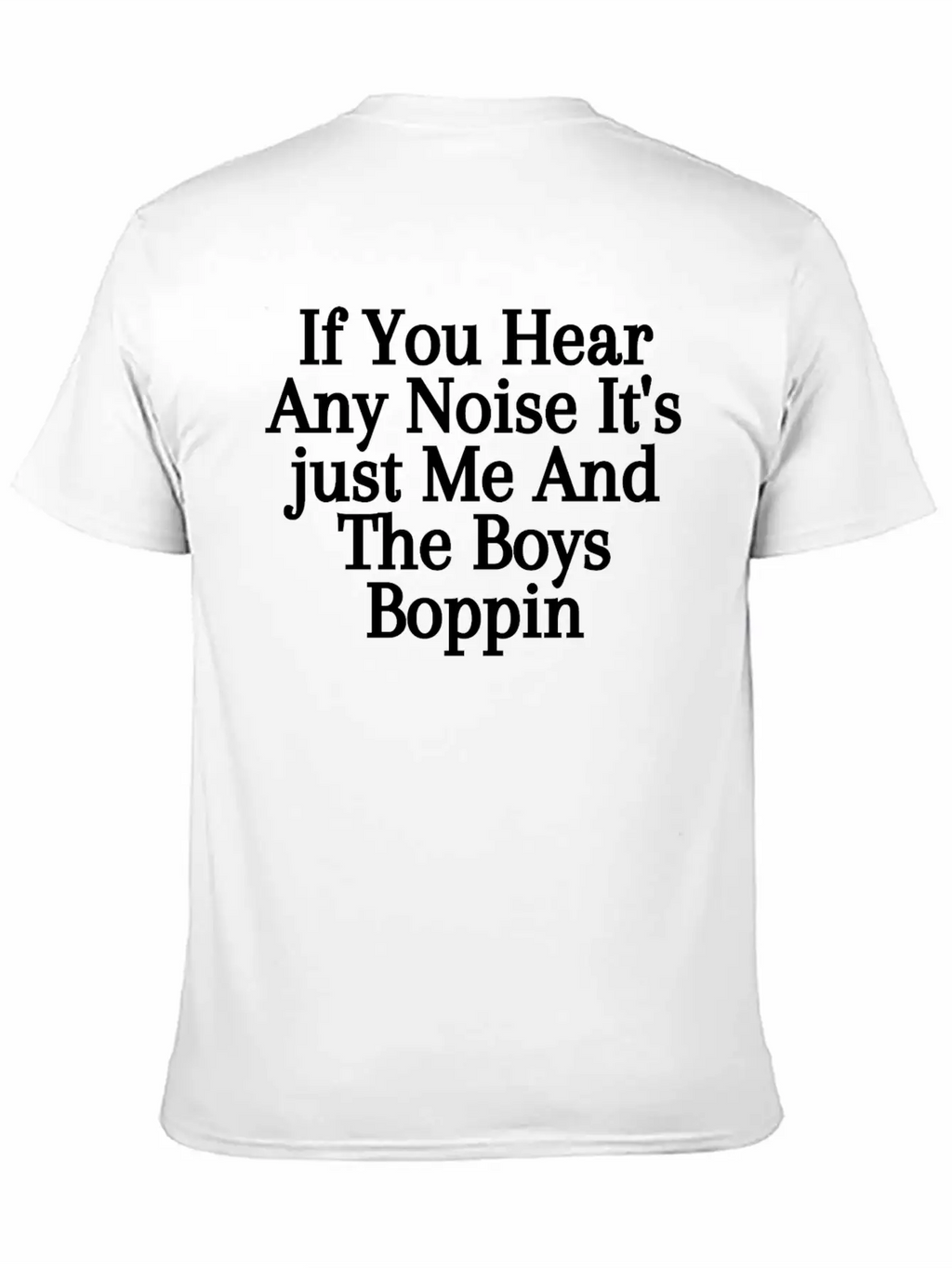 If You Hear Any Noise It S Just Me And The Boys Stylish Everyday T-Shirt – Unisex Basic Cotton Tee