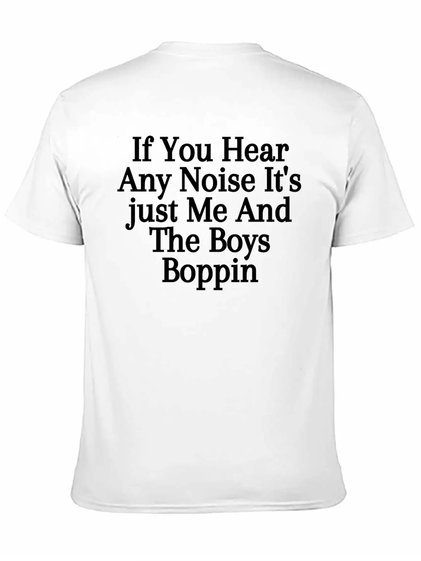 If You Hear Any Noise It S Just Me And The Boys Stylish Everyday T-Shirt – Unisex Basic Cotton Tee