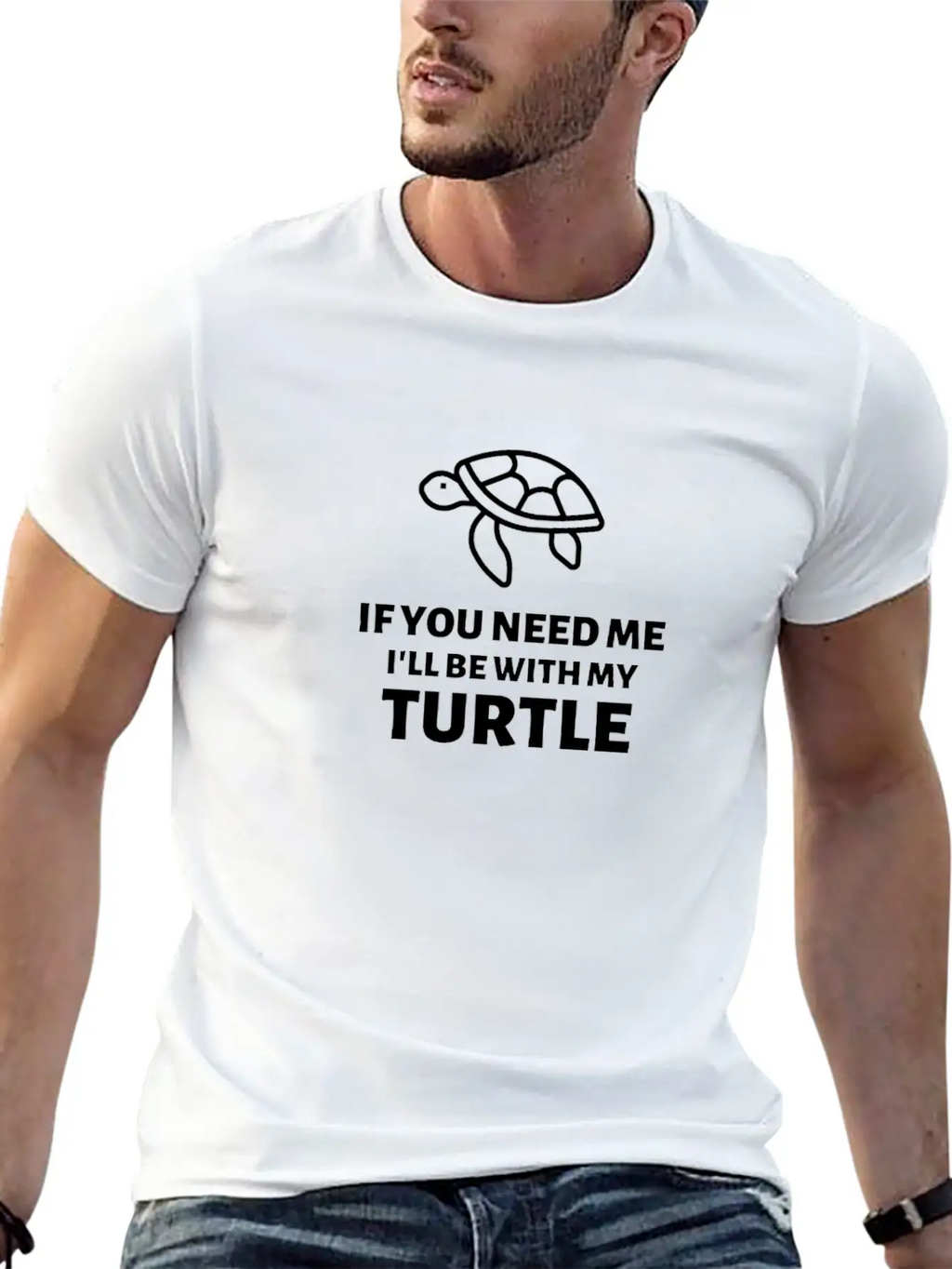If You Need Me Ill Be With My Turtle - Turtles Essential Cotton Tee For Daily Outfits – Unisex Style