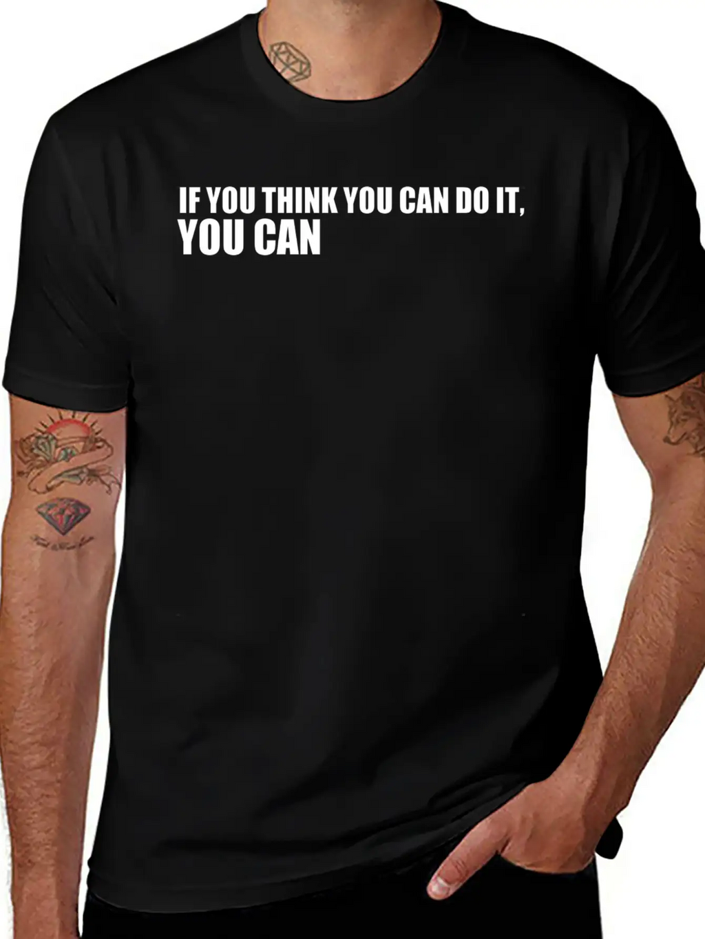 If You Think You Can Do It You Can Timeless Short Sleeve Tee – Comfy And Minimalist Design