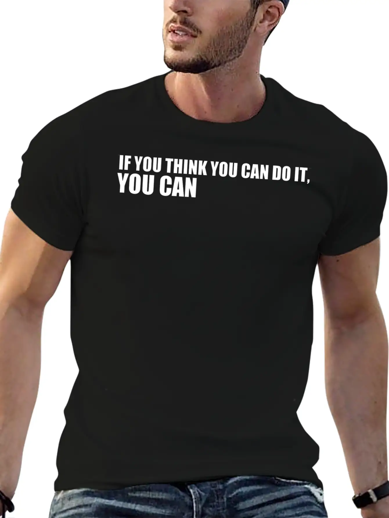 If You Think You Can Do It You Can Timeless Short Sleeve Tee – Comfy And Minimalist Design