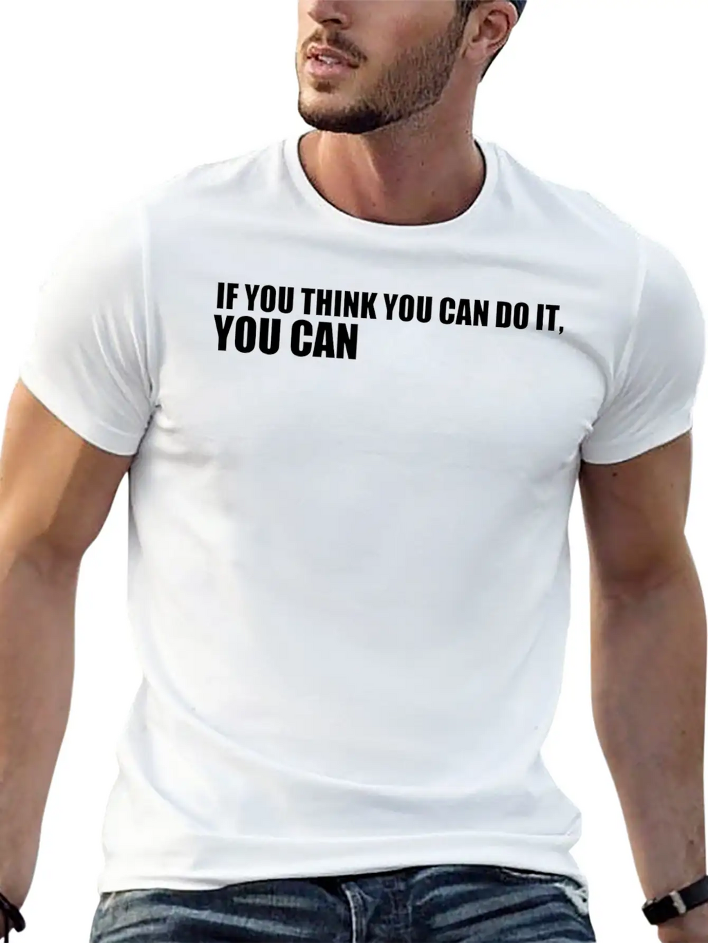 If You Think You Can Do It You Can Timeless Short Sleeve Tee – Comfy And Minimalist Design
