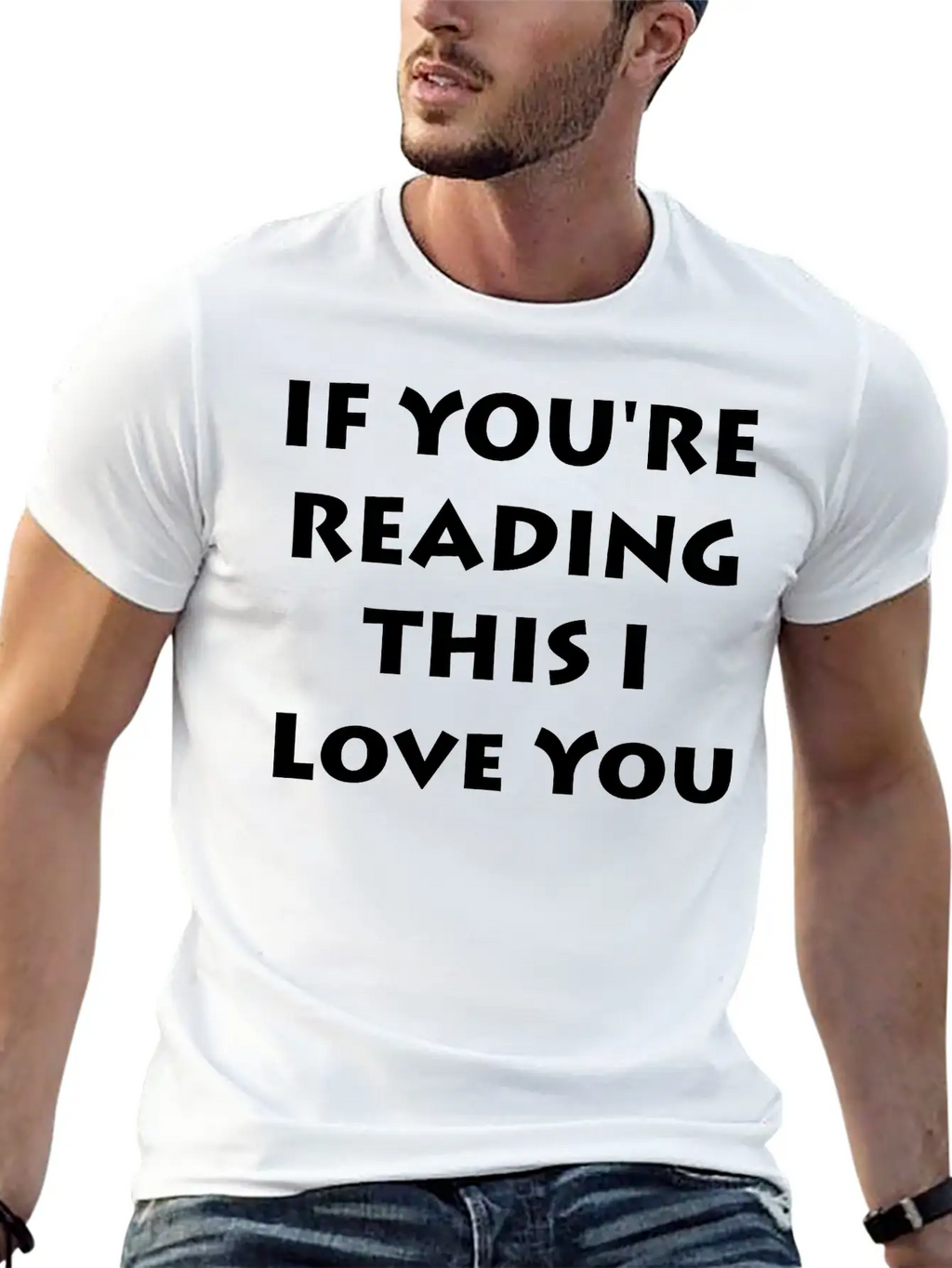 If You're Reading This.. Breathable Graphic T-Shirt – Perfect For Casual Days