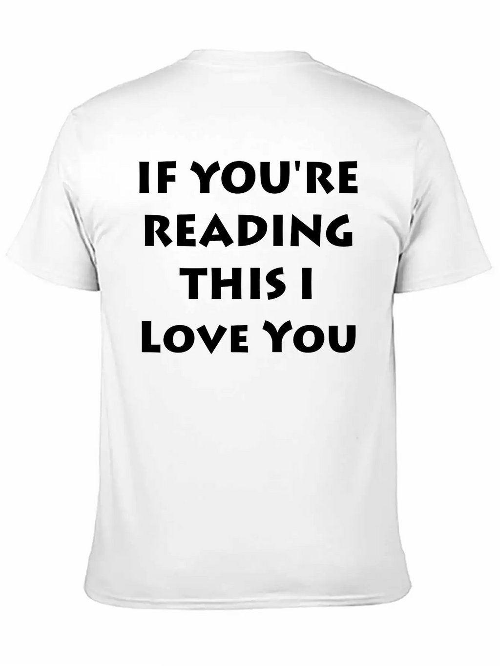If You're Reading This.. Breathable Graphic T-Shirt – Perfect For Casual Days