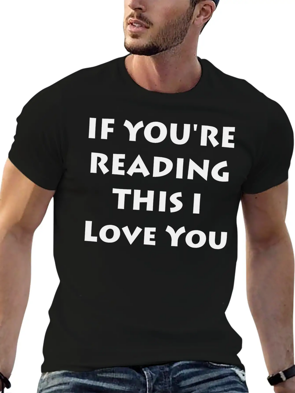 If You're Reading This.. Breathable Graphic T-Shirt – Perfect For Casual Days