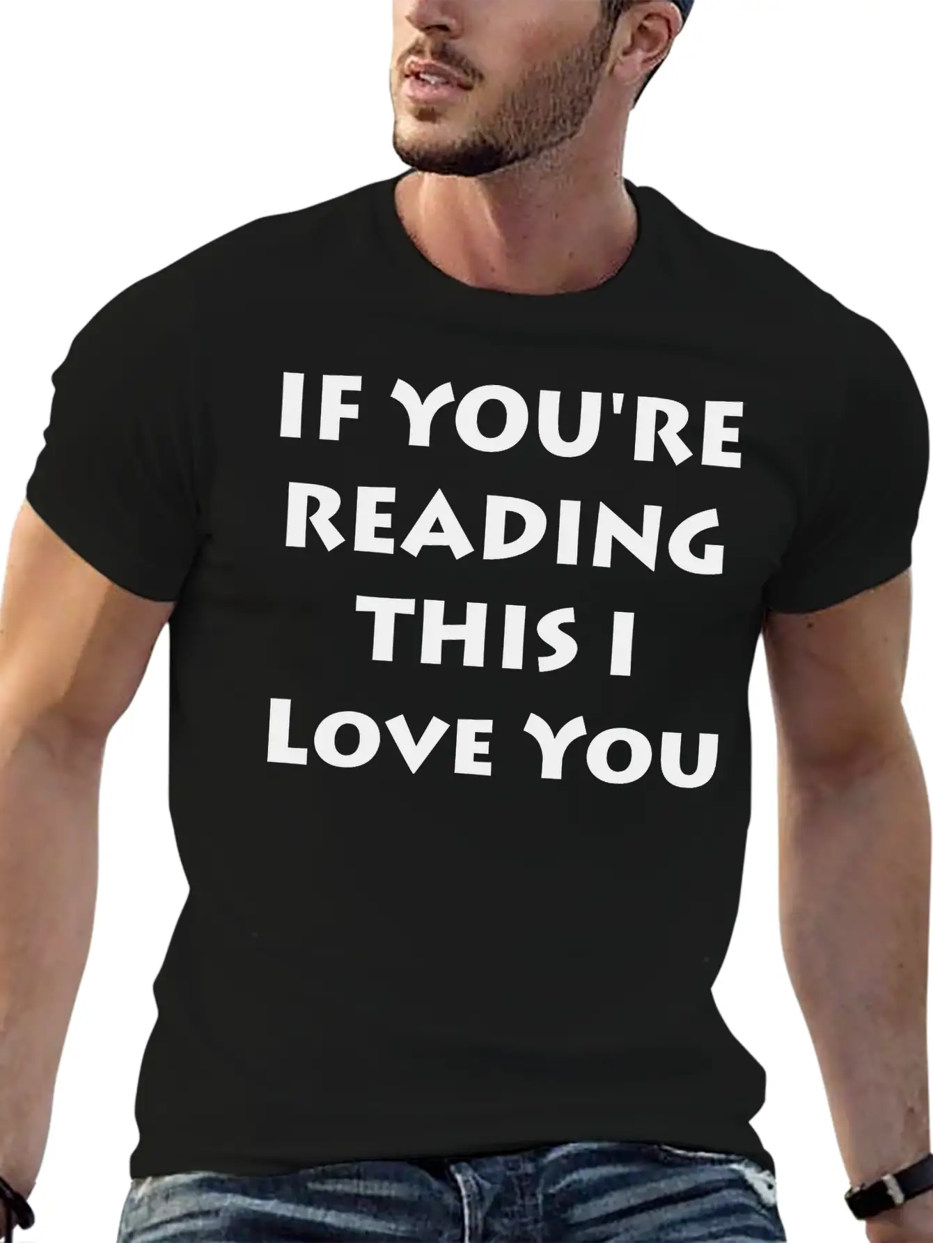 If You're Reading This.. Breathable Graphic T-Shirt – Perfect For Casual Days