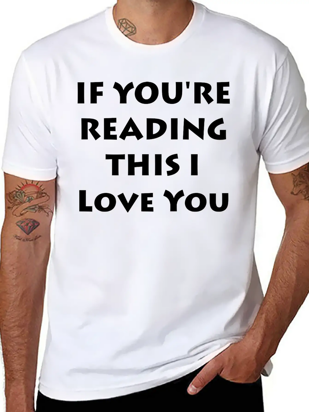 If You're Reading This.. Breathable Graphic T-Shirt – Perfect For Casual Days