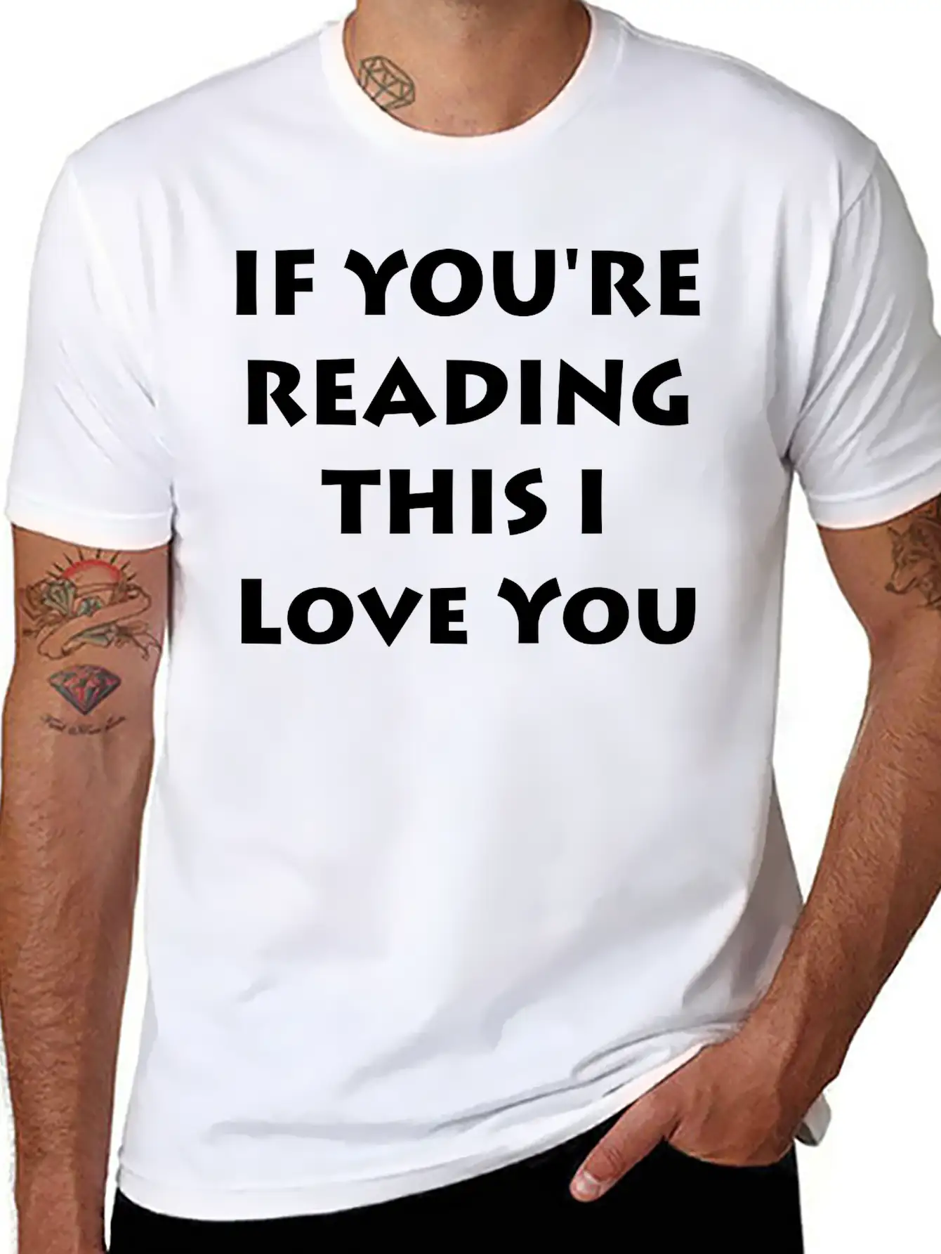 If You're Reading This.. Breathable Graphic T-Shirt – Perfect For Casual Days