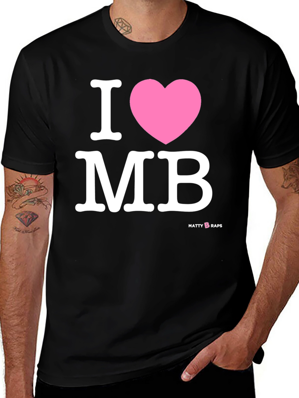 I Heart MB Black T-Shirt