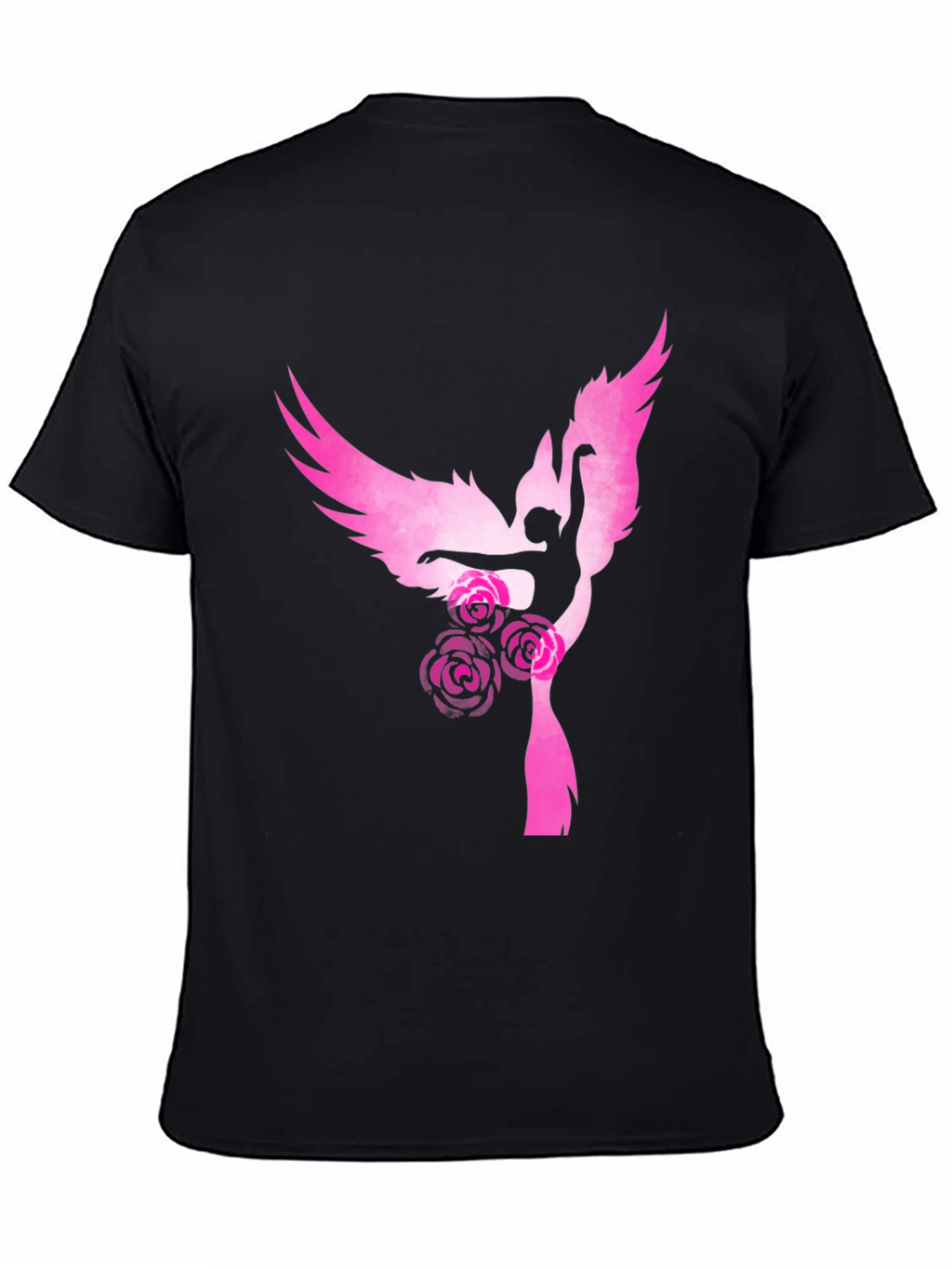 Angel Dancer Graphic Tee - Black T-Shirt