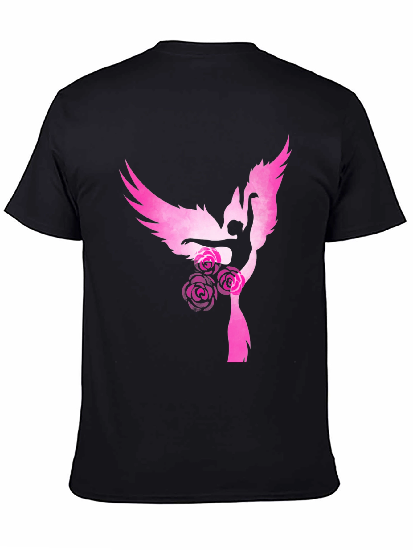 Angel Dancer Graphic Tee - Black T-Shirt