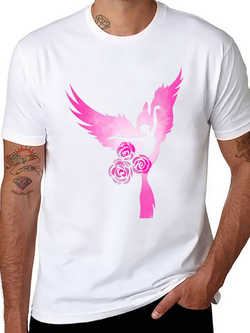 Angel Dancer Graphic Tee - Black T-Shirt