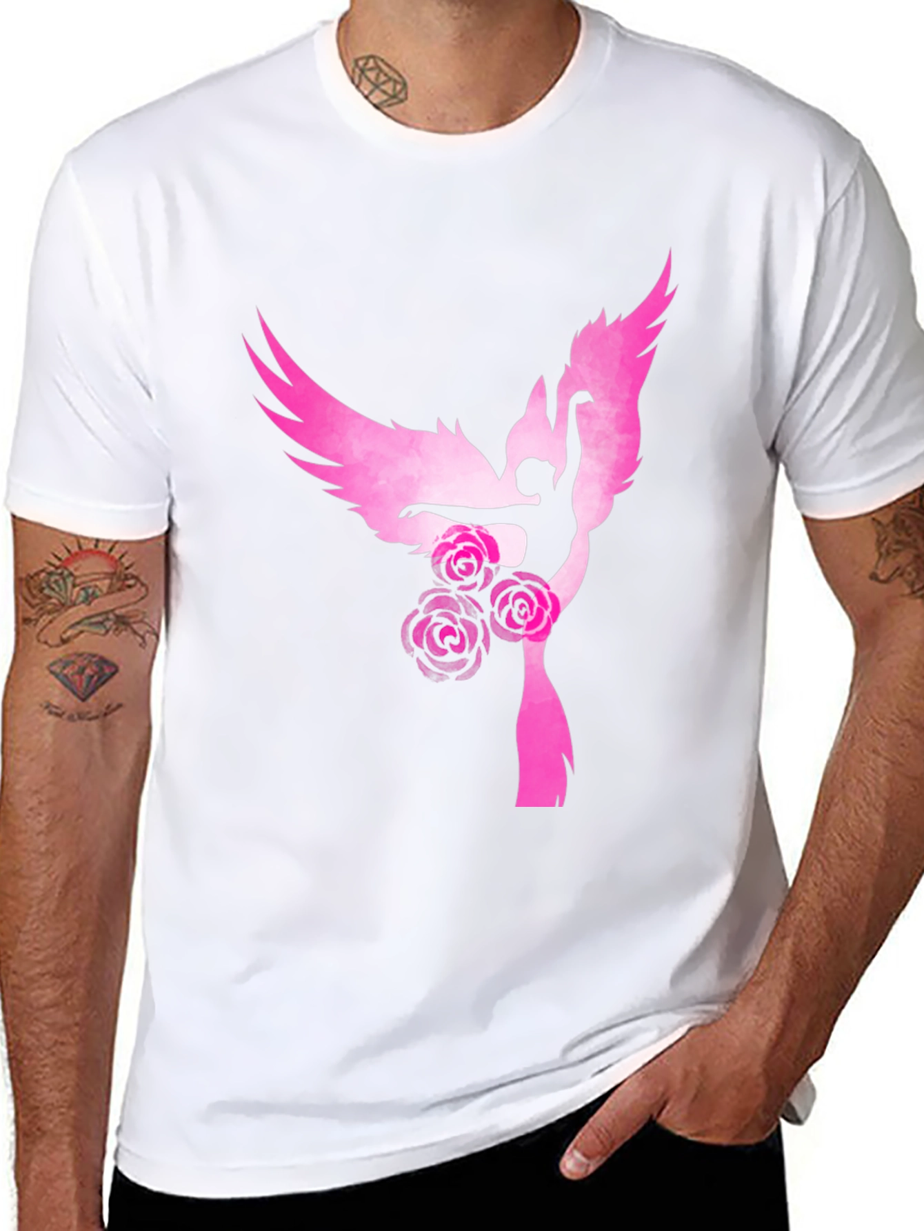 Angel Dancer Graphic Tee - Black T-Shirt