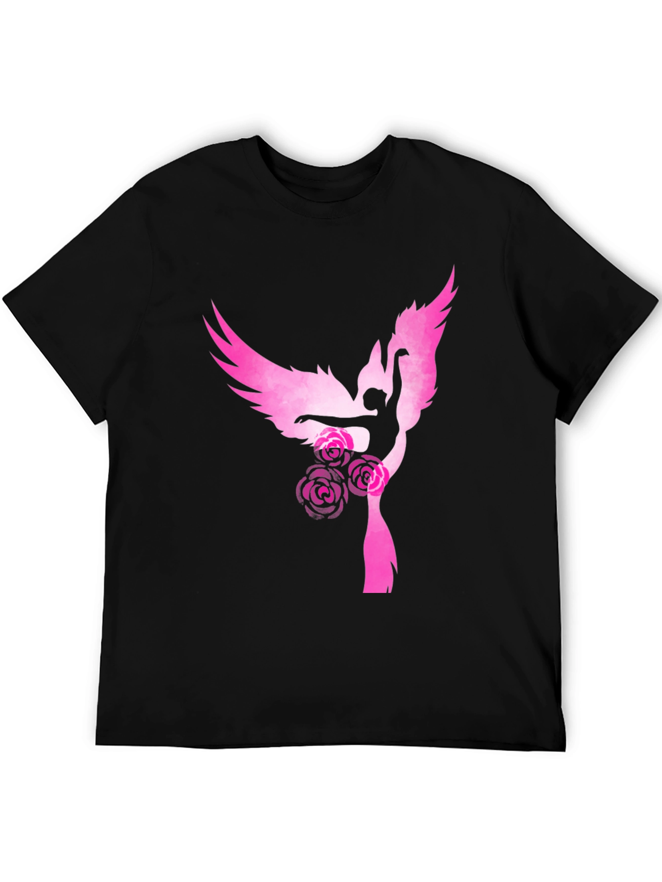 Angel Dancer Graphic Tee - Black T-Shirt