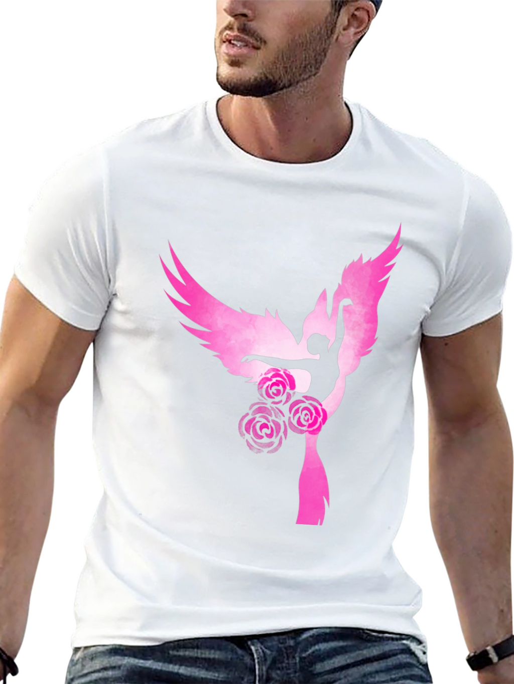 Angel Dancer Graphic Tee - Black T-Shirt