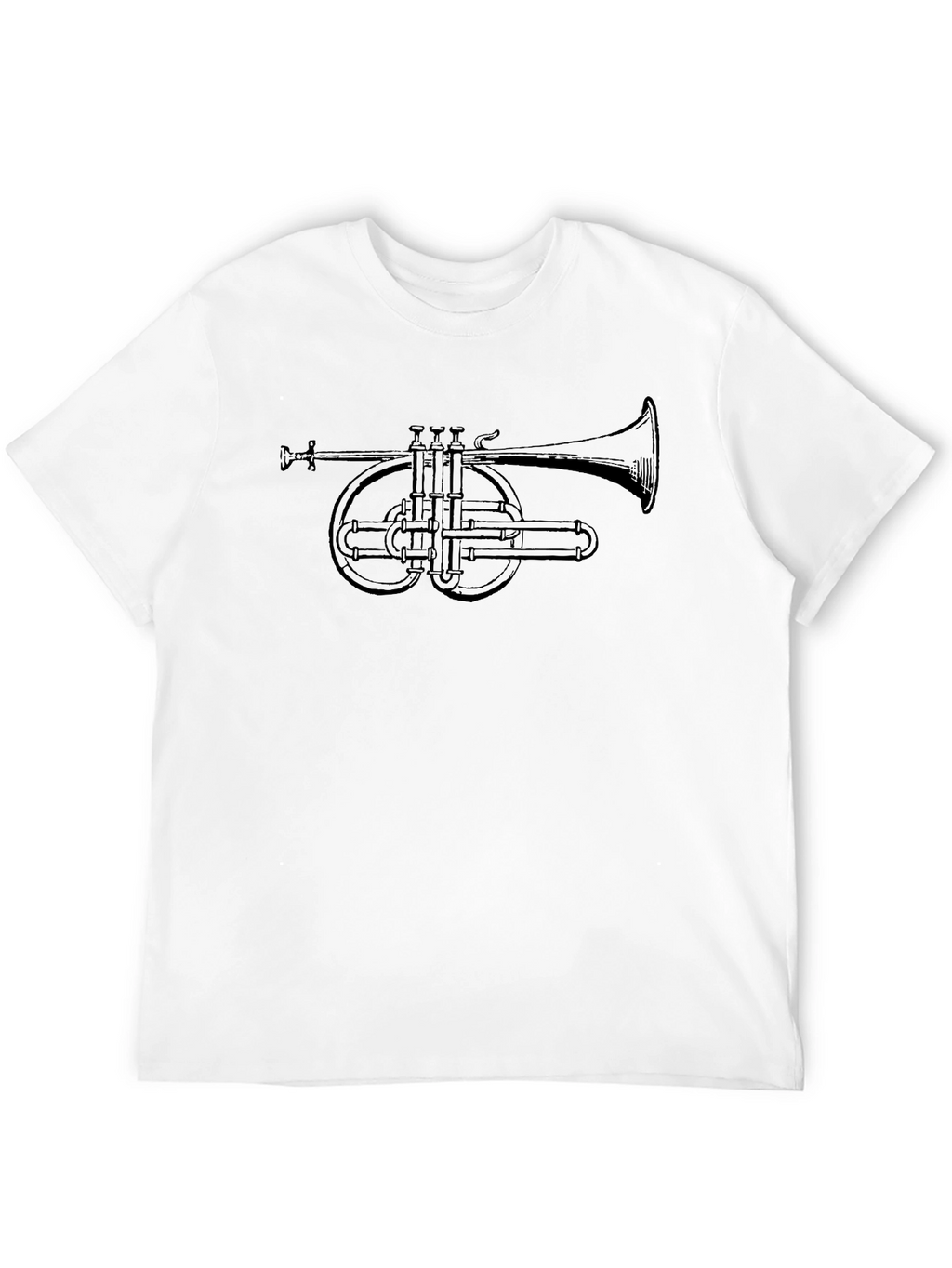 Trumpet Graphic Black T-Shirt