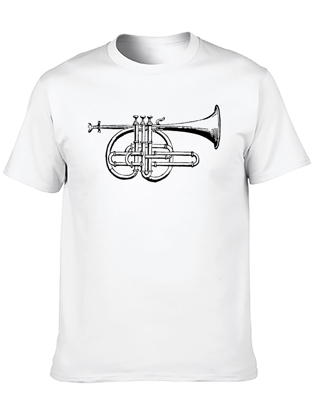 Trumpet Graphic Black T-Shirt