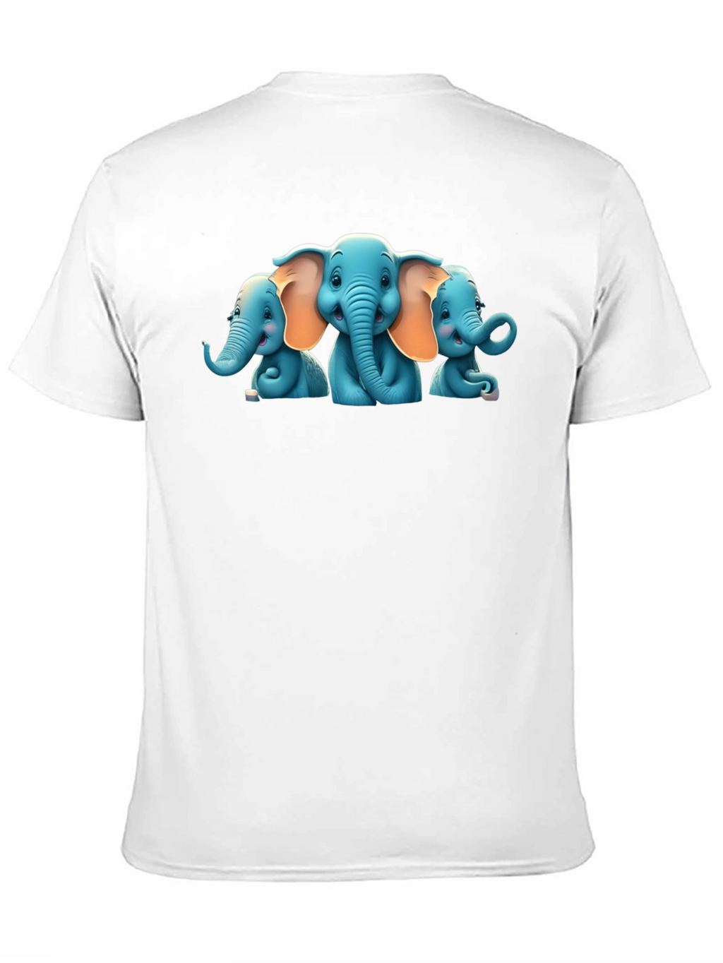 Cute Elephant Cartoon T-Shirt