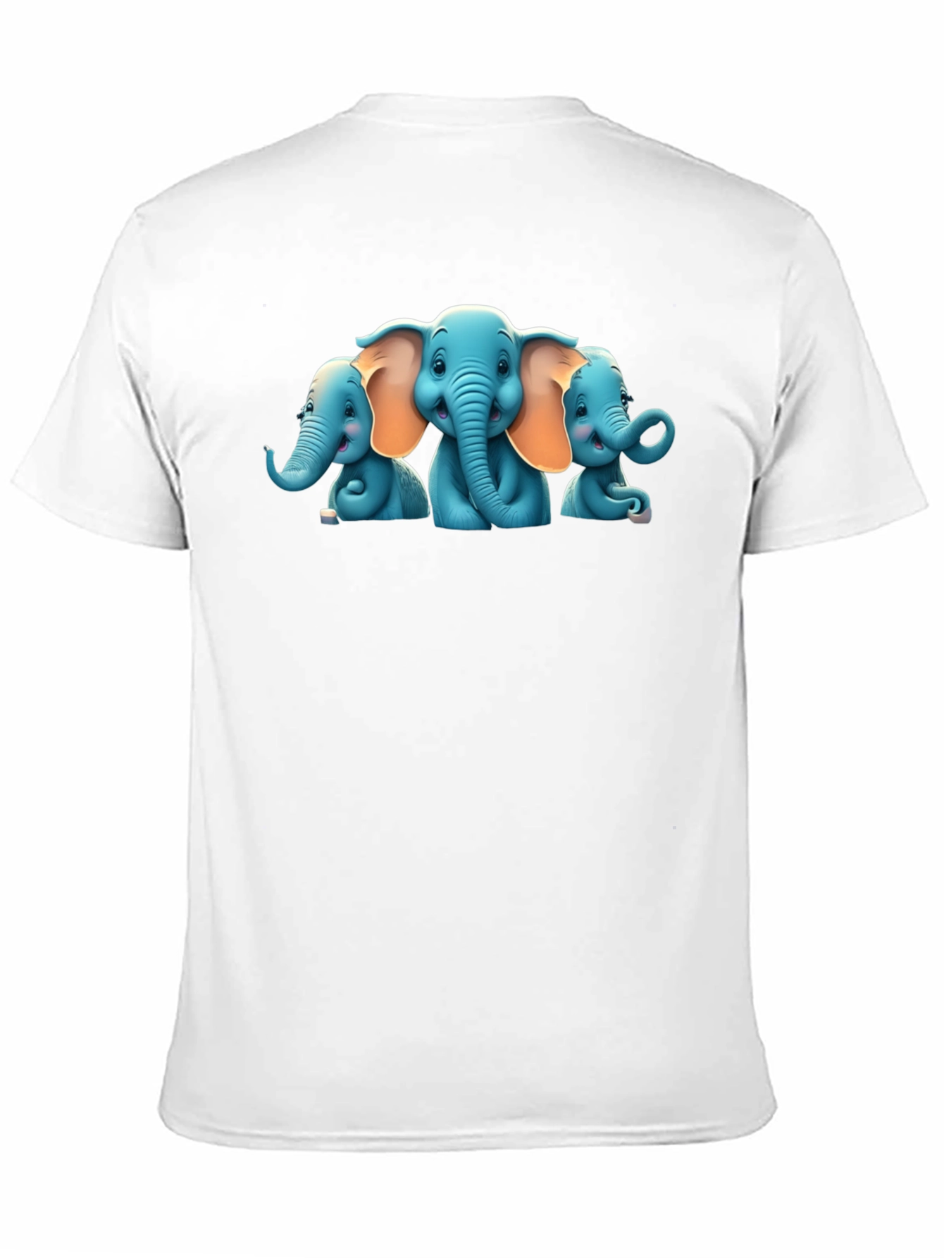 Cute Elephant Cartoon T-Shirt
