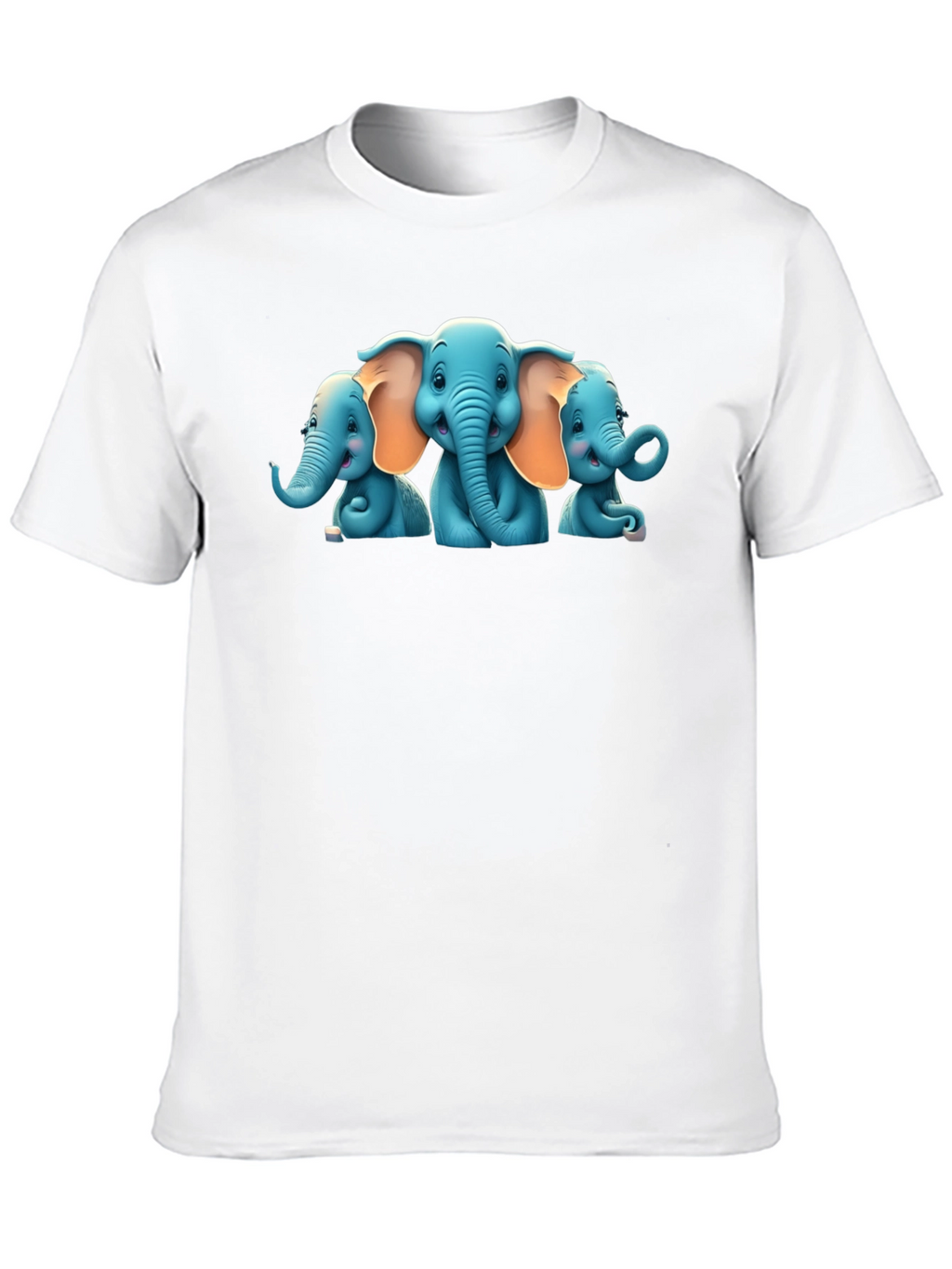 Cute Elephant Cartoon T-Shirt