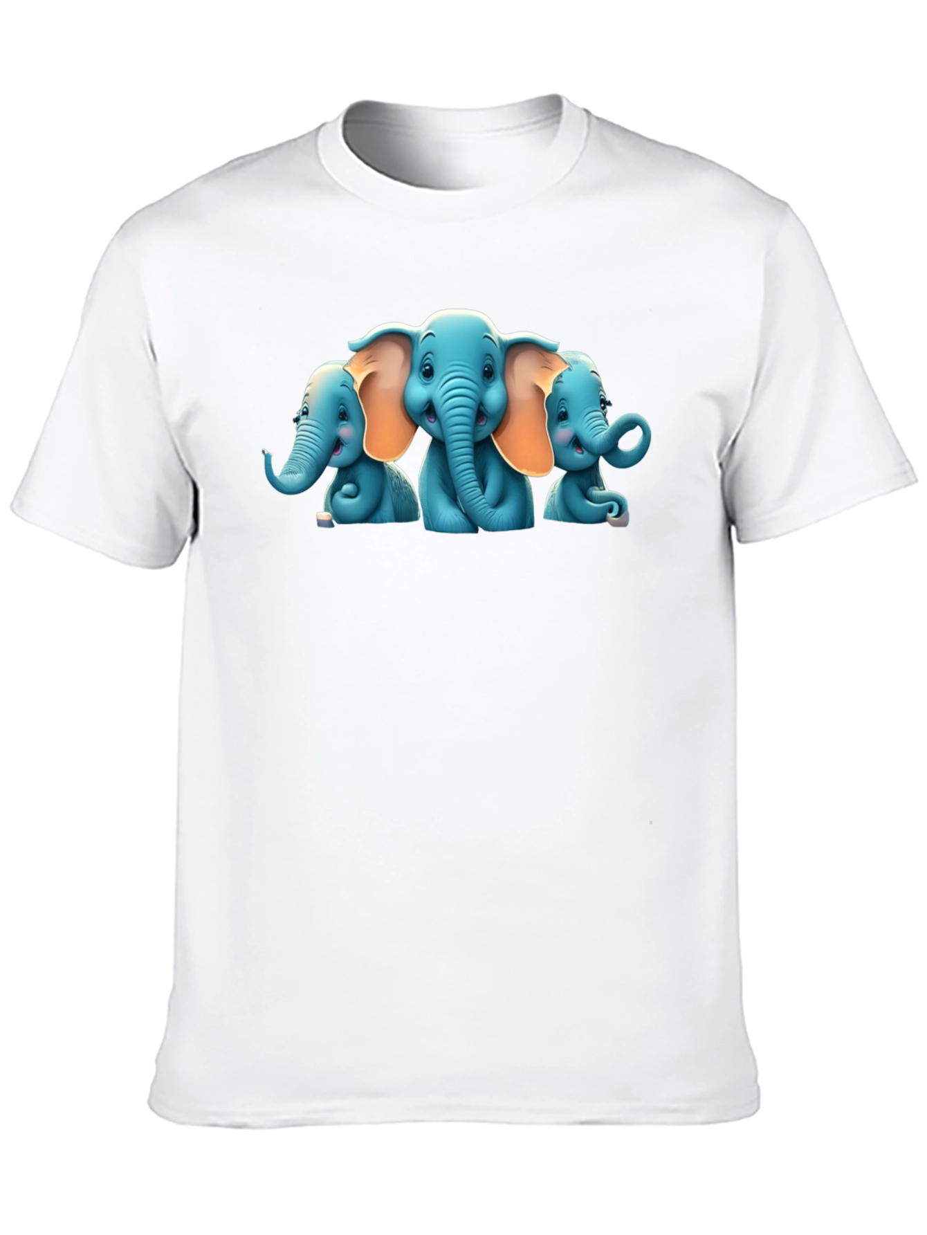 Cute Elephant Cartoon T-Shirt