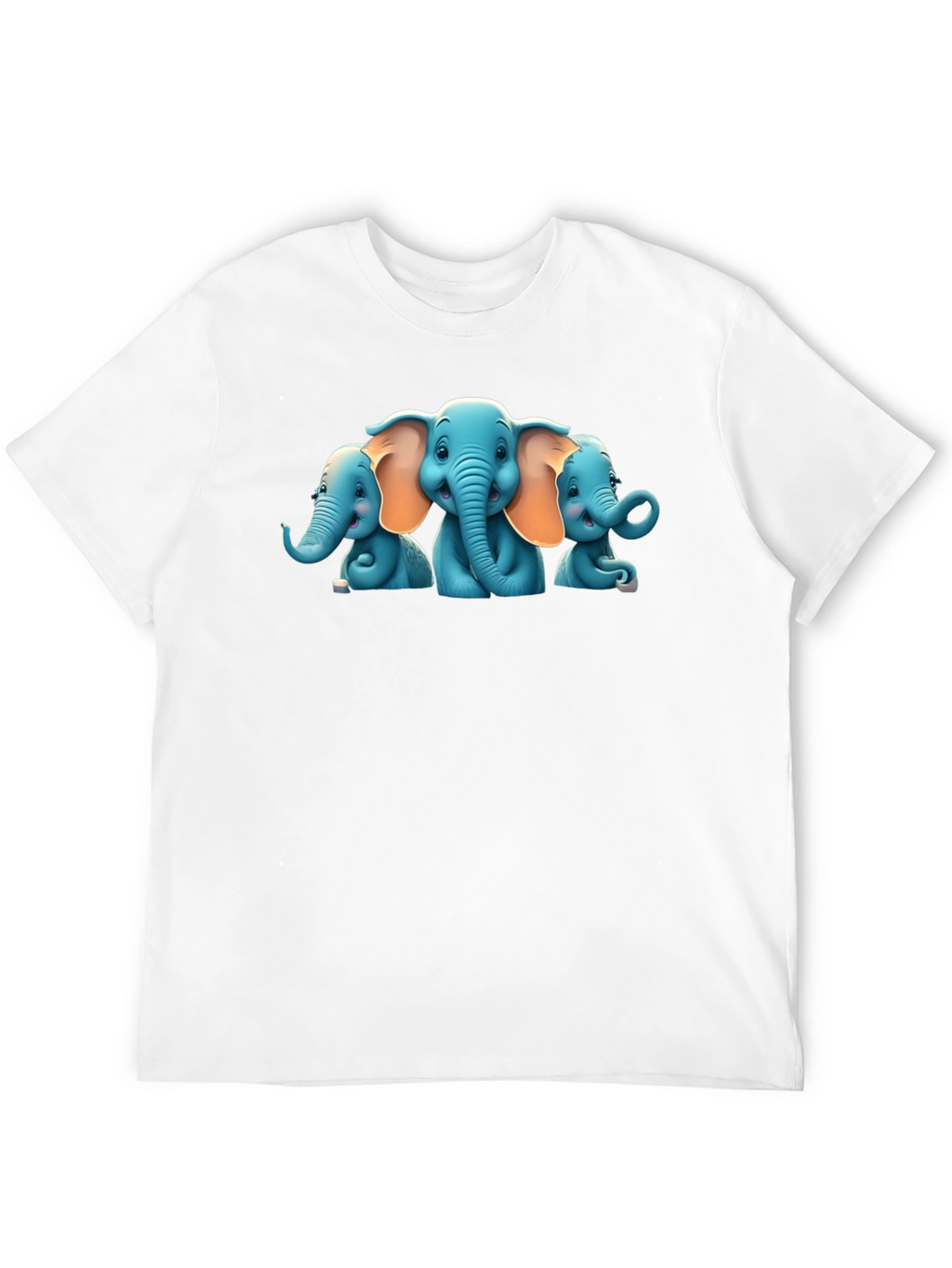 Cute Elephant Cartoon T-Shirt