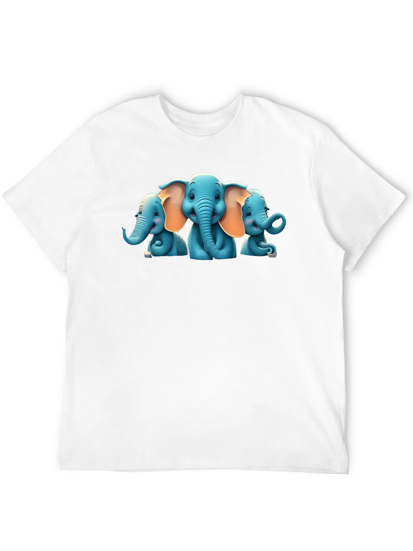 Cute Elephant Cartoon T-Shirt