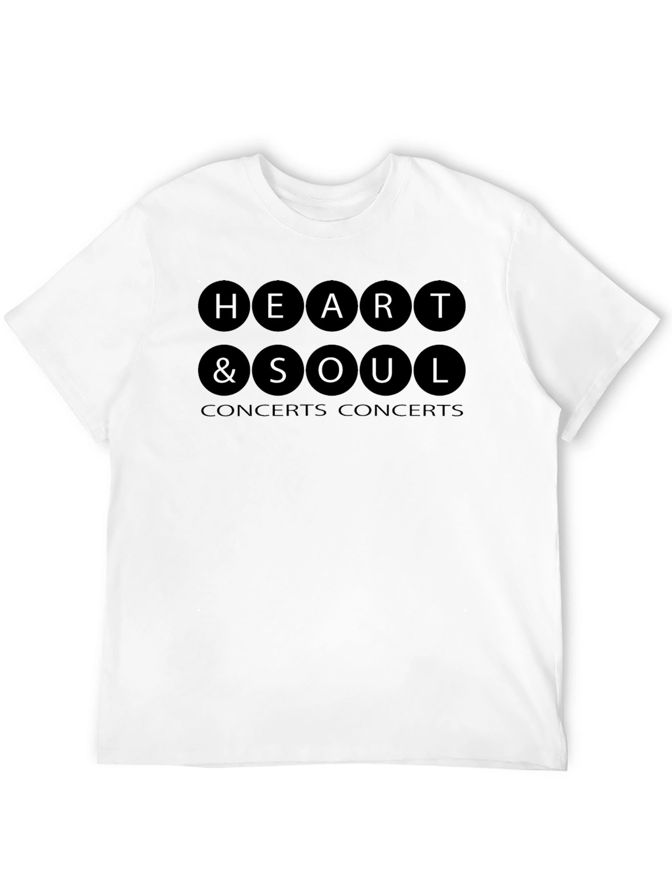 Heart & Soul Concerts Black T-Shirt