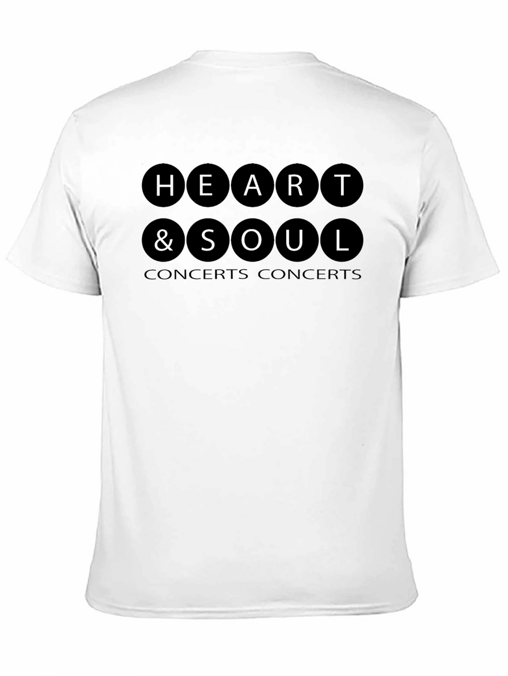 Heart & Soul Concerts Black T-Shirt