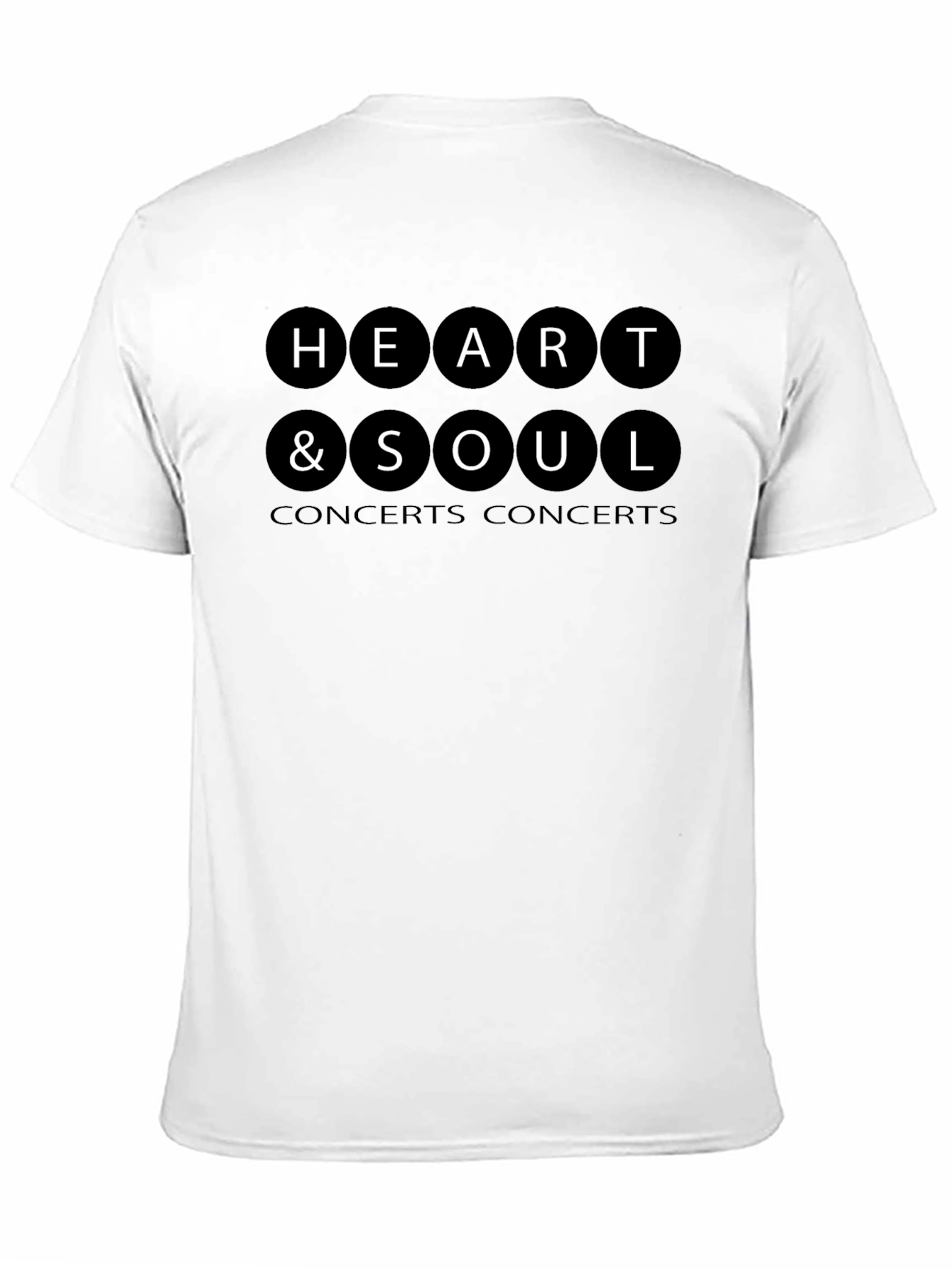 Heart & Soul Concerts Black T-Shirt
