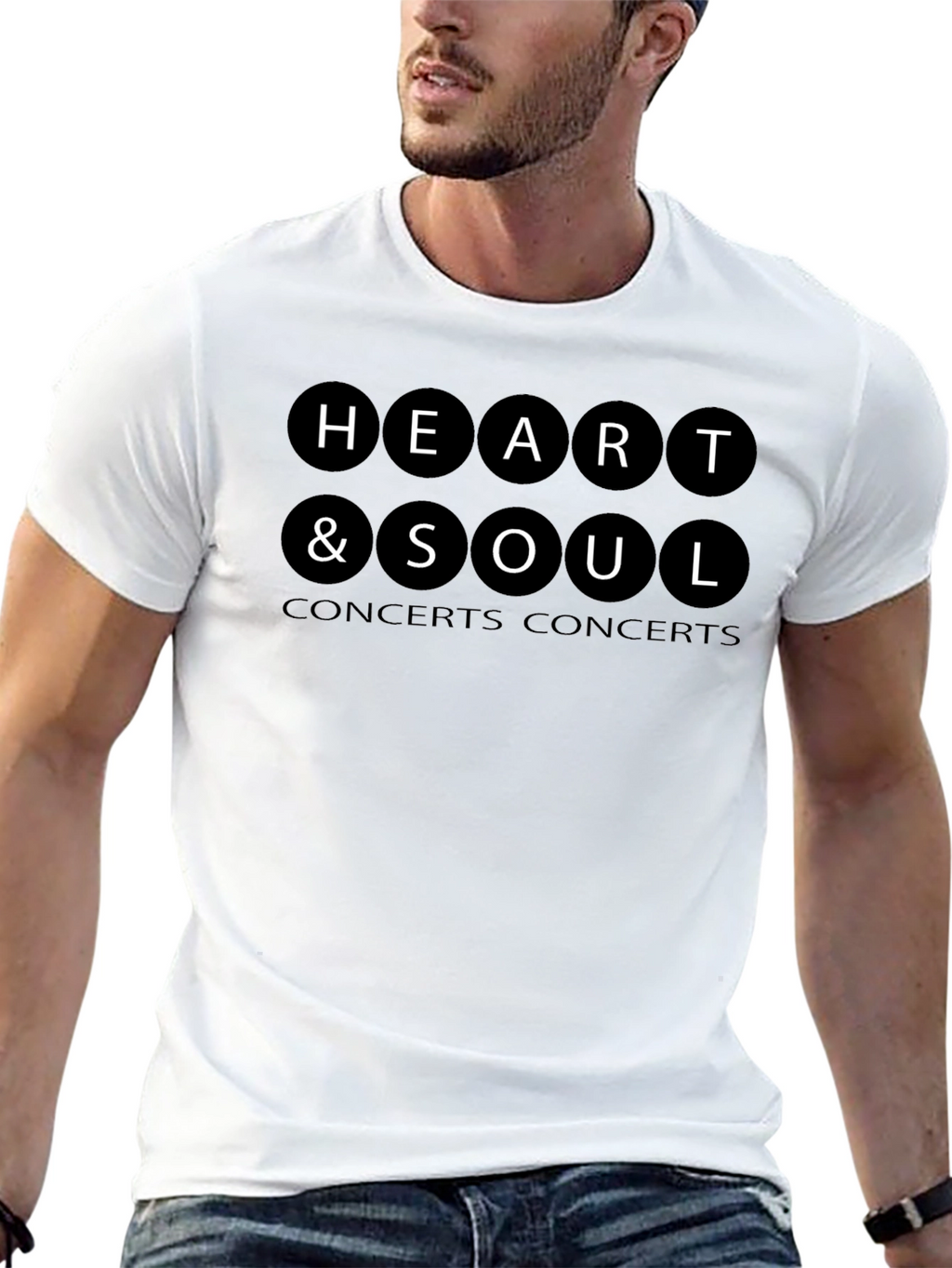 Heart & Soul Concerts Black T-Shirt