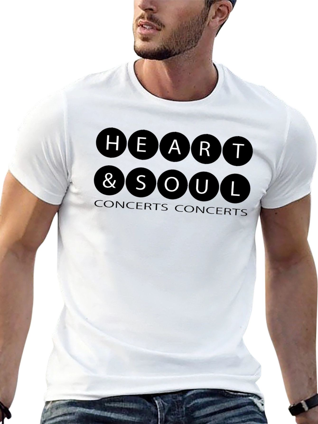 Heart & Soul Concerts Black T-Shirt