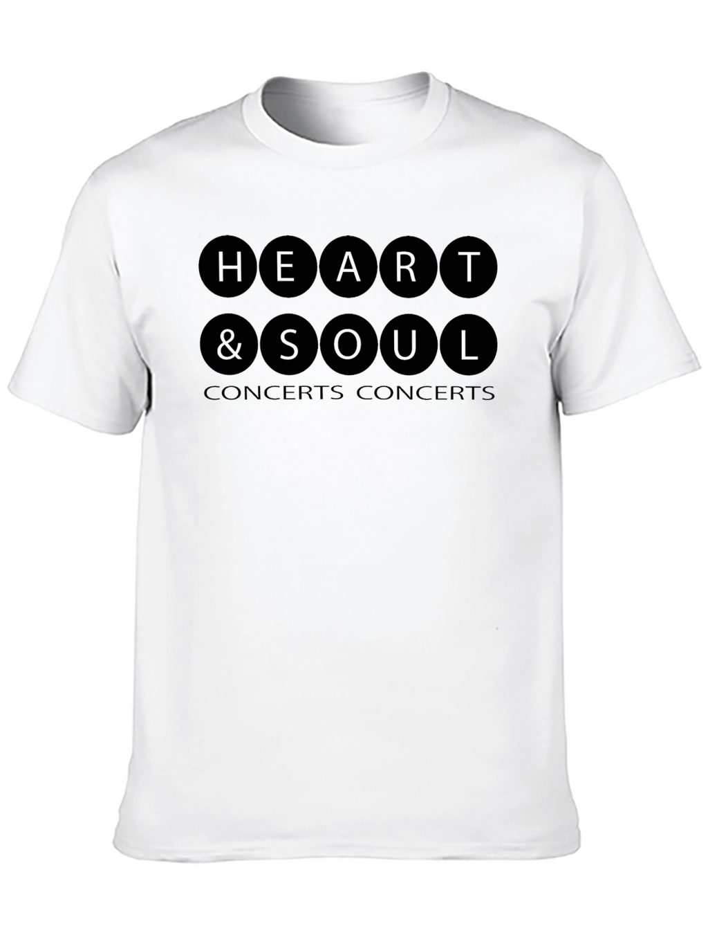Heart & Soul Concerts Black T-Shirt